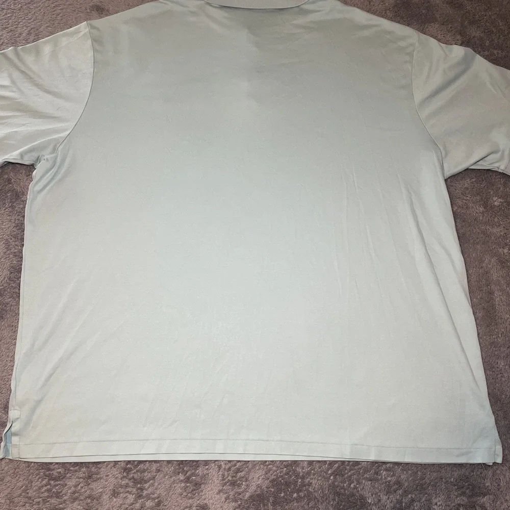 Polo Ralph Lauren Light Blue Men's Short Sleeve SZ 4XLT Flesh Pony Preppy Shirt